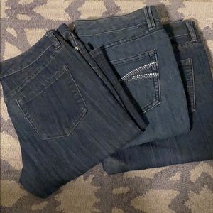 3pairs of The Limited Jeans